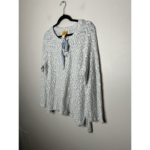 Ruby Rd Women's Sweatshirt Pullover Tie Detail Long Sleeve Size Large - Picture 4 of 11